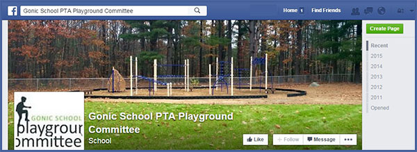 Gonic School PTA Playground Committee FB Page