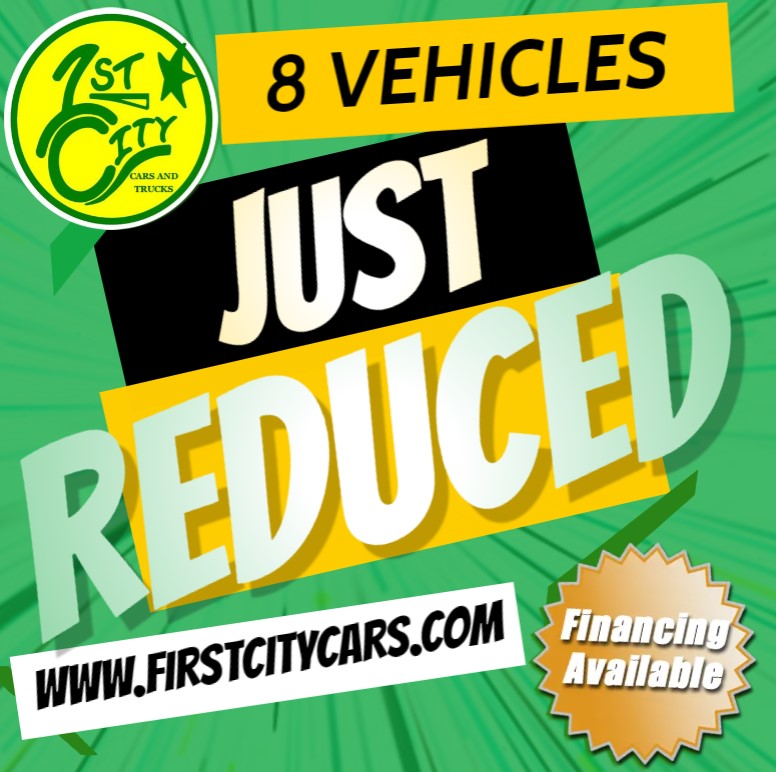 8 VEHICLES JUST REDUCED