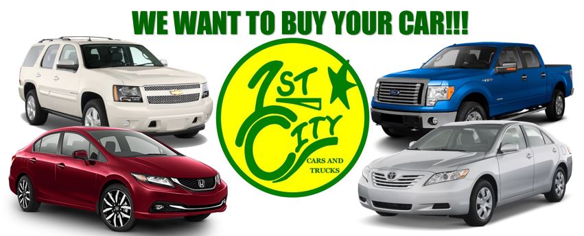 WE WANT TO BUY YOUR CAR