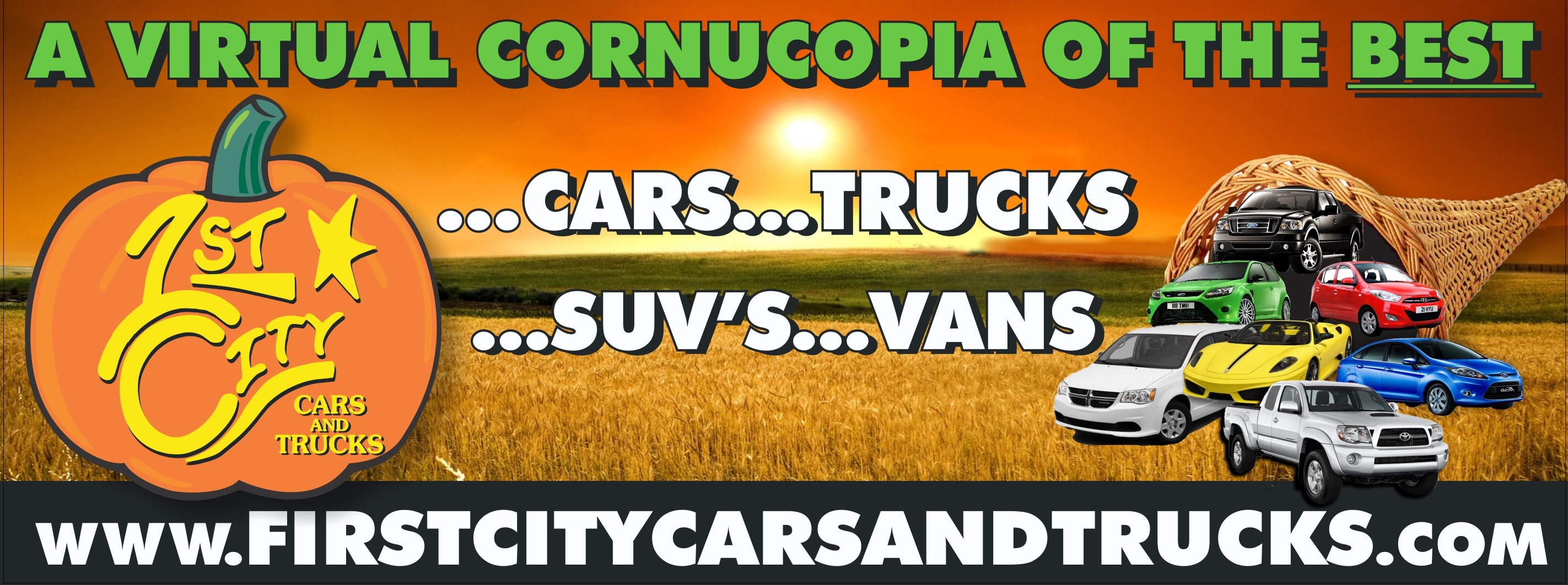 1ST CITY 12x32 cornucopia 2015 prep CARS AND TRUCKS